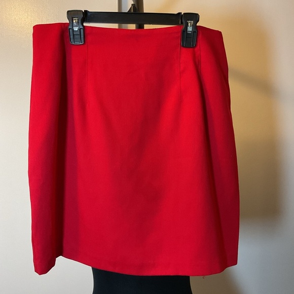 17. StringBean Vintage Juniors Red Asymmetrical A-Line Mini Skirt for Work 11/12 - Picture 1 of 5